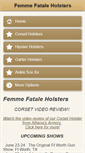 Mobile Screenshot of femmefataleholsters.com
